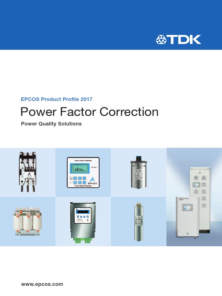 TDK Power Factor Correction PfcKatalogPp PDF Ac Power Capacitor