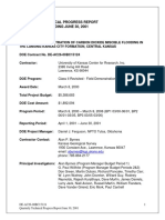 Quarterly Technical Progress Report For The Period Ending June 30, 2001