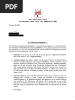 Antwan Wilson Settlement Agreement