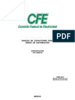 Banco Capacitores Red Dist - Cfe