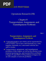 Transportation and Assignment Problem