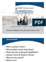 Business Intelligence Case Study Jackson Clinic