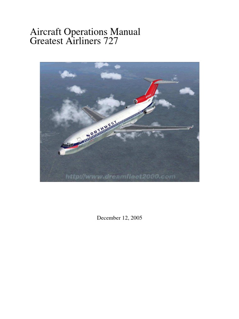 Boeing 727 Operations Manual | PDF | Internet Forum | Airplane