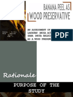 Banana Peel As Wood Preservative 70