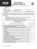Autodiagnostico Programa de Formación