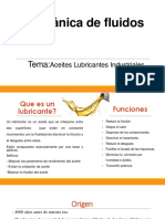 Lubricantes Industriales (Mecanica de Fluidos)