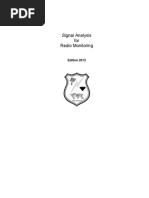 Signal Analysis For Radio Monitoring