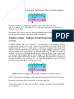 Problem Solutions in Mass Transfer