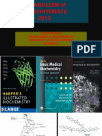 Metabolism of Carbohydrate 2013