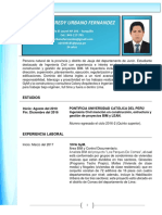 Matheus Urbano Fernandez CV - PUCP