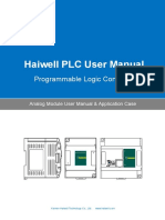 User's Manual of Haiwell PLC Analog Module