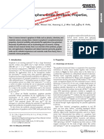 Graphene and Graphene Oxide - Synthesis, Properties and Application