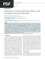 Development of Hospital Information System