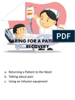 Caring For A Patient in Recovery