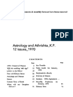 Astrology and Athrishta - K.P. - 12 Issues - 1970 PDF
