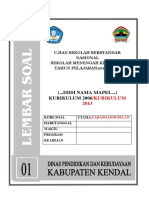 Form Soal Usbn Kendal