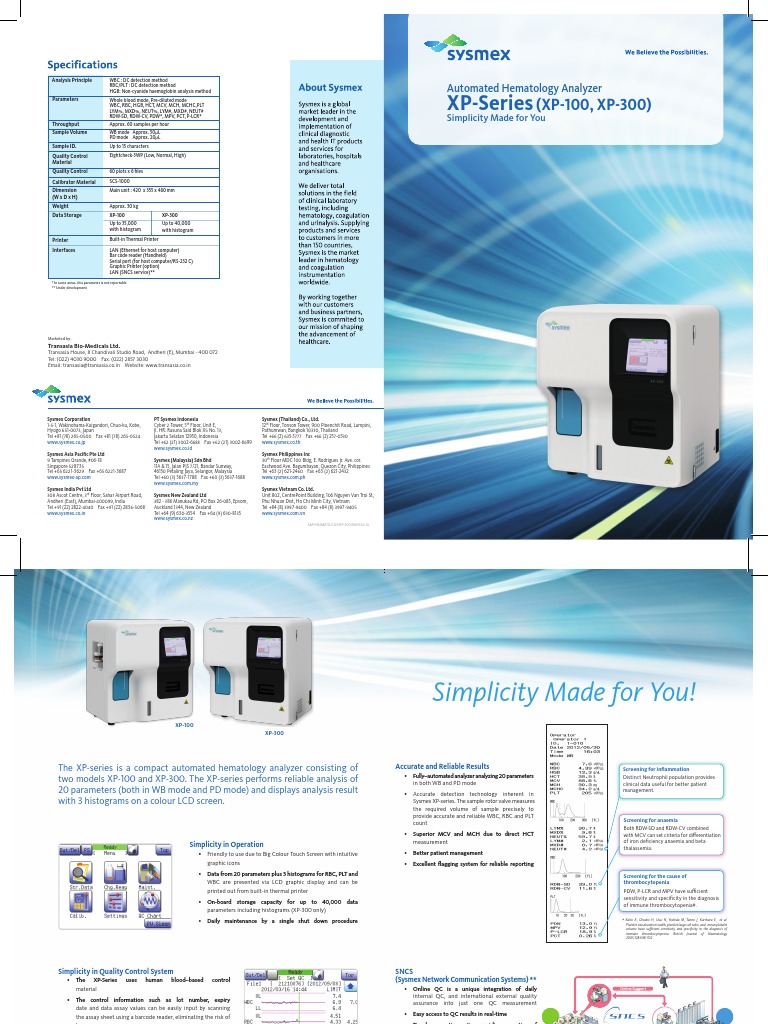 Sysmex xp 100 user manual pdf manual
