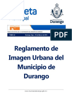 Reglamento de Imagen Urbana Dgo.