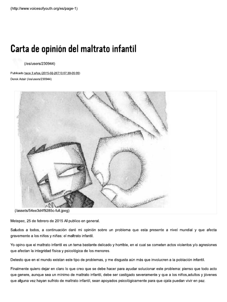 Carta de Opinión