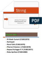 Operasi String