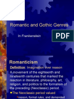 Romantic and Gothic Genres: in Frankenstein