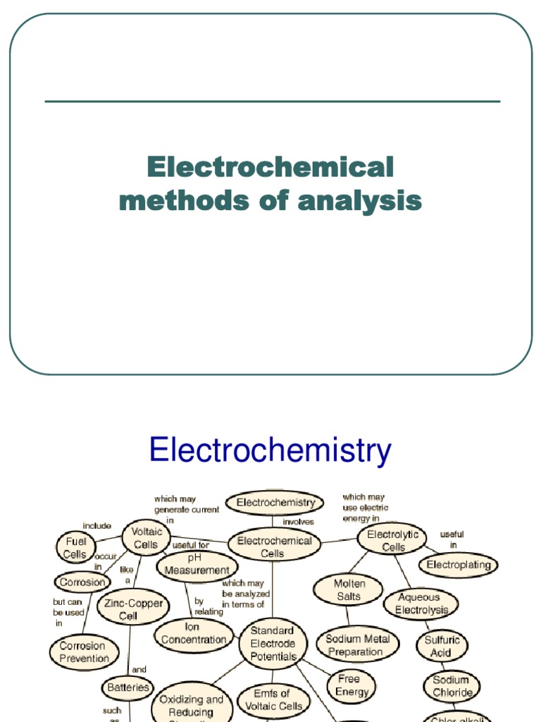 Electrochemical Analysis Methods Explained | PDF | Electrochemistry | Redox