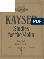 Studies For The Violin, Op. 20 (Music) : Book I