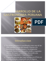 El Desarrollo de La Gastronomia Peruana