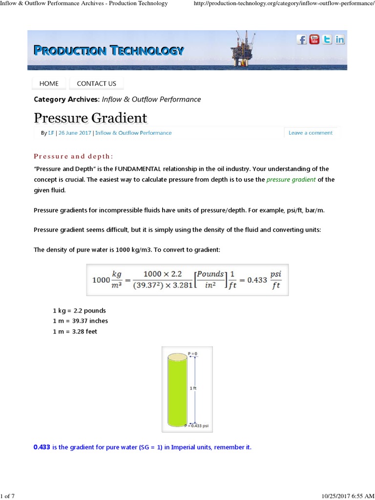 Inflow & Outflow Insights | PDF | Petroleum Reservoir | Pressure