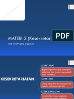 MATERI 3 (Kesekretariatan) HMJ TM FT UM