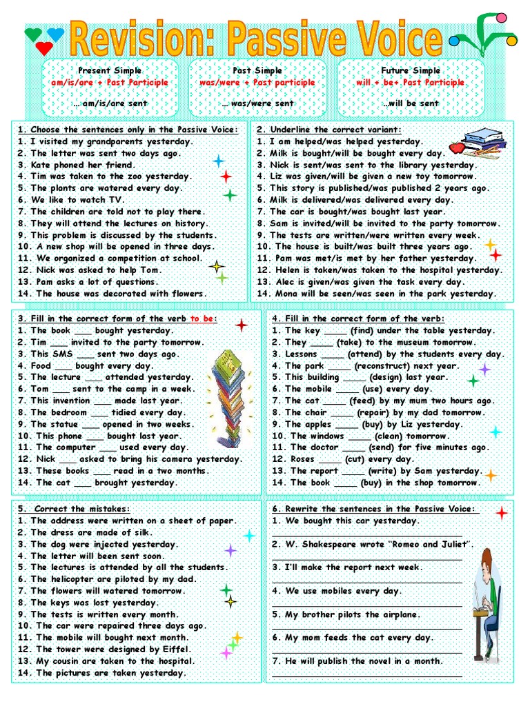 Passive Voice Exercises and Answers | PDF | Language Arts & Discipline