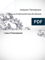 Introduction Thermodynamic: Nama Lect - en Mahmod Abd Hakim Bin Mohamad