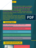 Evaluasi Semu Teknik dan Pendekatan