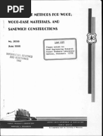 Tension Test Methods For Wood, Wood-Ease Materials, and Sandwich Constructions