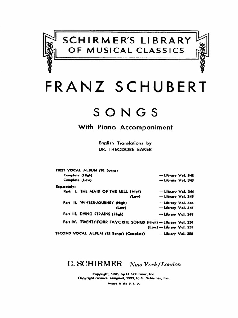 Schubert Songs (82)