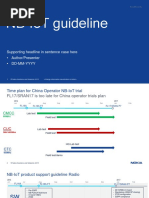 Nb-Iot Guideline: Supporting Headline in Sentence Case Here - Author/Presenter - Dd-Mm-Yyyy