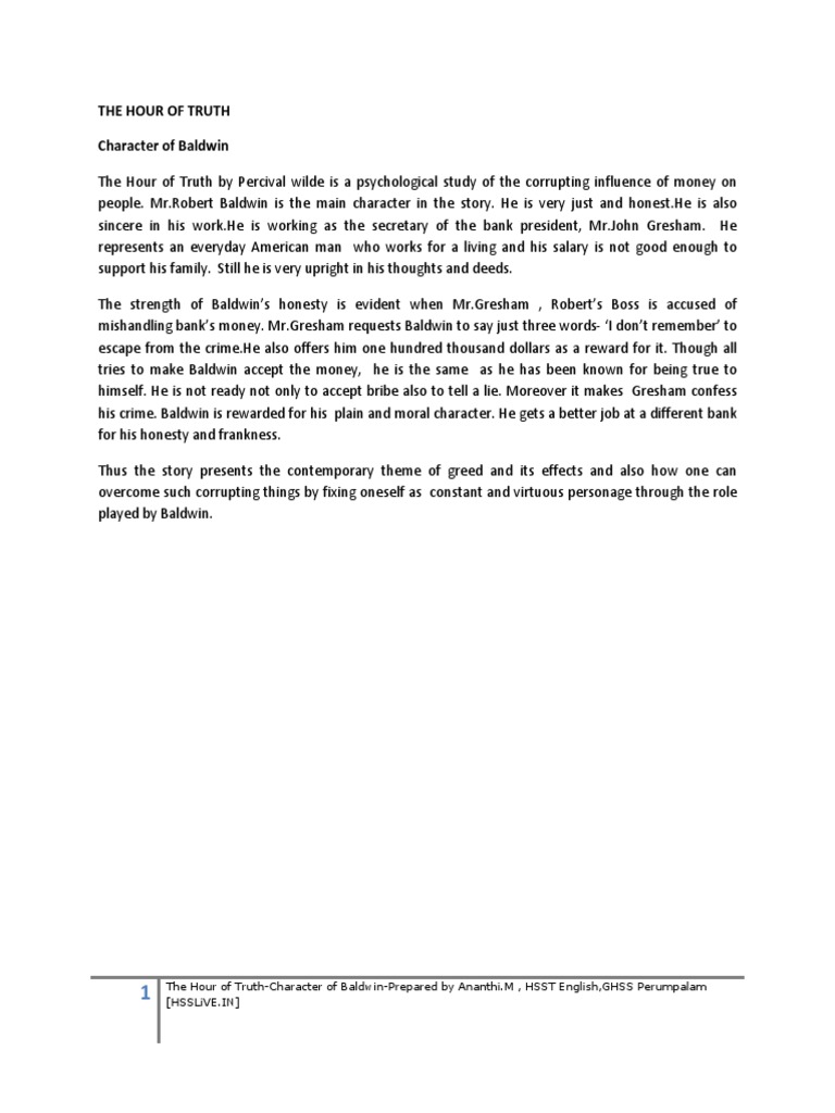 Xii English Unit2 Lesson3 Character Sketch Hsslive