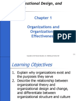 Organizations and Organizational Effectiveness