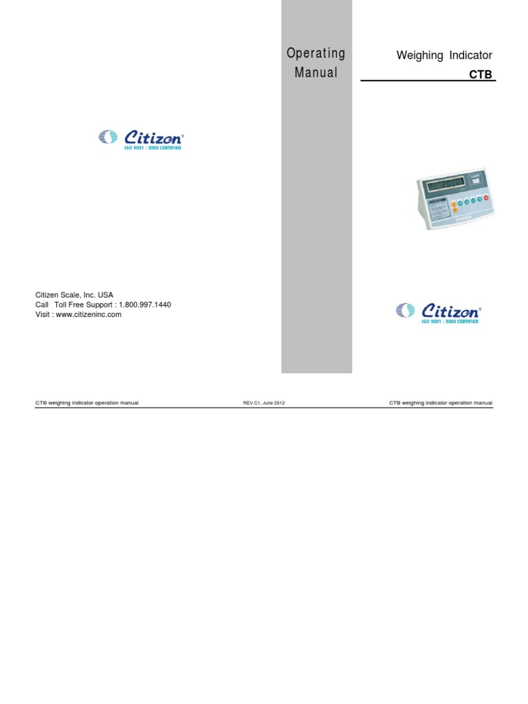 CTB Citizen | PDF | Personal Computers | Calibration
