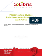 Rapport Edition CI SMarill, Edition en Côte D'ivoire