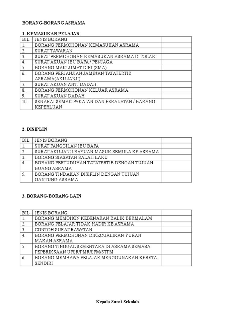 Surat Rayuan Pertukaran Sekolah Menengah - Contoh 36