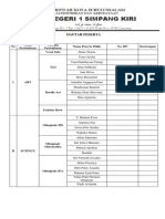 Daftar Peserta Lomba SMANU