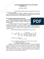 Cercetari Privind Calculul Impingerii Active La Un Zid de Sprijin