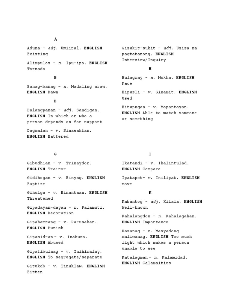 Mini Dictionary Pdf