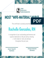 Most "Wife-Material" Nurse: Rachelle Gonzales, RN