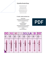 Notas de Flauta