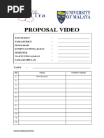 Template Proposal Video Hubungan Etnik