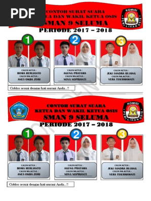 Contoh Surat Suara