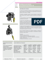 Elevador de Cargas, Cabestrante, Polipasto, LM