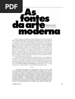 ARGAN, Giulio Carlo - As Fontes Da Arte Moderna